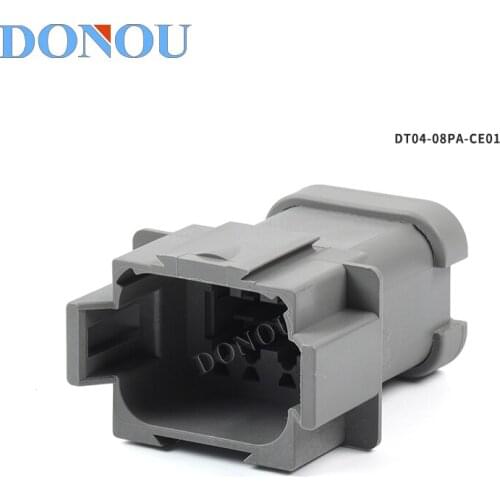 1set Waterproof connector harness plug engineering vehicle car modification parts DT type sheath terminal DT04-08PA-CE01