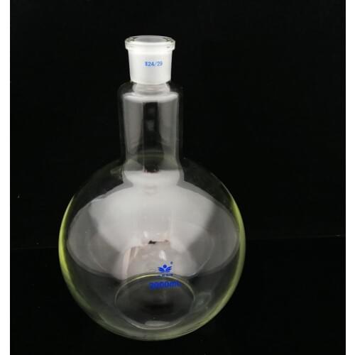 1pcs Standard frosted mouth19# 24# 29#single - mouth distillation flask with flat - bottom glass capacity 50ml to 2000ml