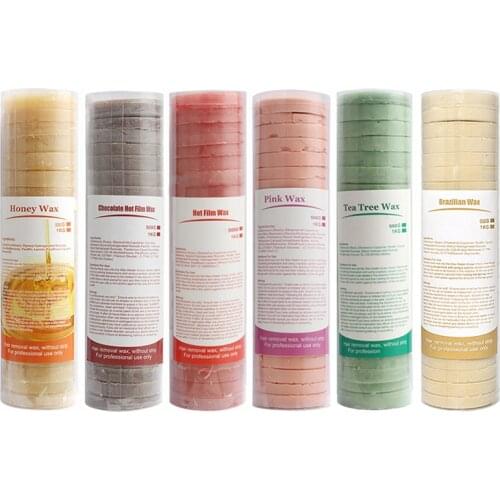 1pcs 500g Healthy Body Hair Removal wax Cake Canned Without Hair Removal Paper wax for depilation Solid Paper-Free TSLM2