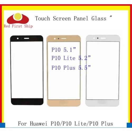 10Pcs/lot Touch Screen For Huawei P10/P10 Lite/P10 Plus Touch Panel Front Outer Glass Lens Touchscreen P10 LCD Glass Replacement