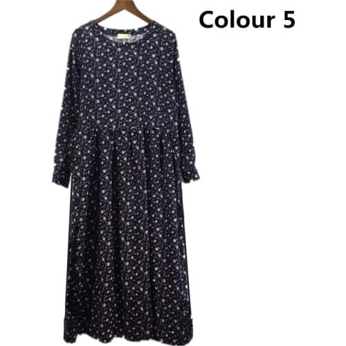 2020Spring Women Brand Dress Elegant Print long dress Plus size XS- 6XL Summer autumn dress vestido de festa big size dress