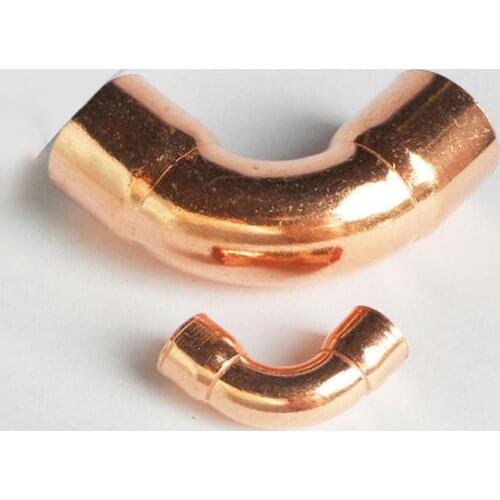 25.4mm 1" Inner Dia Copper 90 Elbow Long Radius Scoket Weld End Feed Coupler Plumbing Fitting Water Gas Oil