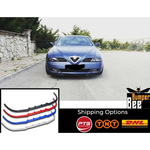 For Alfa Romeo 166 CUPRA R FRONT SPOILER BUMPER LIP Euro Spoiler Lip Universal 3 pcs Body Kit