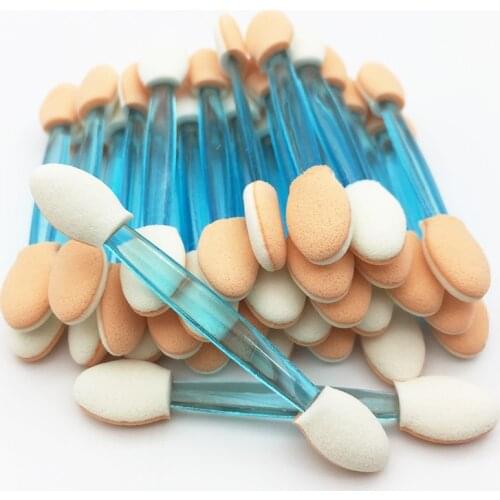 Disposable Eyeshadow Brushes Dual Sided Sponge Nylon Sets & Kits Eye Shadow Brushes Makeups For Cosmetic Applicator 30PCS/Set