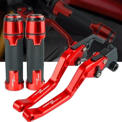 Motorcycle Accessories CNC Brake Clutch Lever Handle Grips Handlebar Ends For Yamaha TRACER900GT TRACER 900 GT 2018 2019 2020