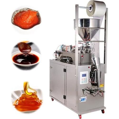 Automatic Vertical Small Packing Machine For Peanut Butter Quantitative Liquid Paste Condiment Packaging Machine