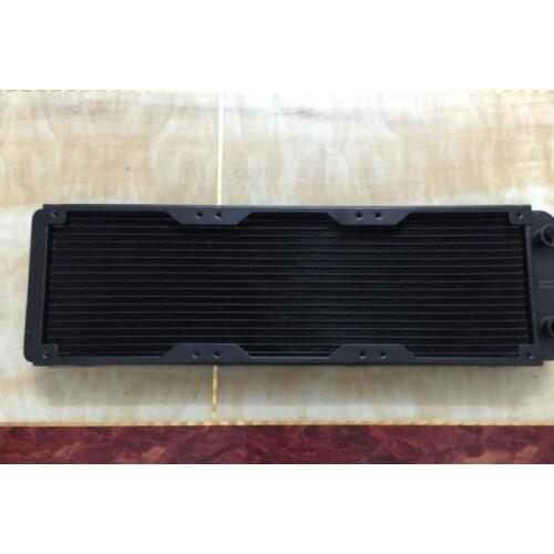 Free Ship 360 Thread mouth Pure aluminum Water cooled Computer Water Cooling laptop desktop cold type tube heat exchanger