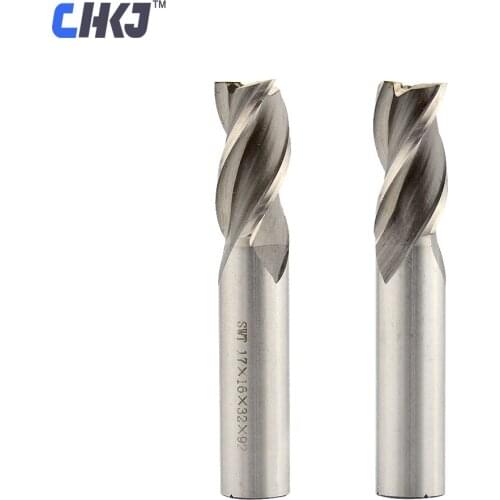 CHKJ 1pc Super Quality HSS Aluminium End Mill Cutter 3 Flutes D2-D10mm Engraving Spiral Bit Milling Cutter Straight Bit Taper