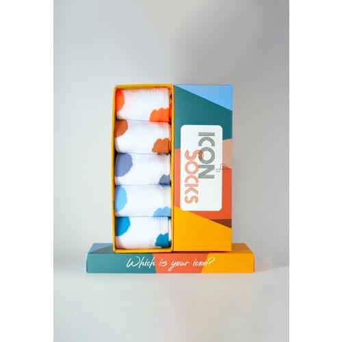 Iconsocks Unisex Lakayıt Milka Socket Special Boxed Design Stockings