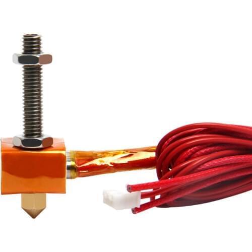 Geeetech 3d printer Extruder Hot End MK8 Kit Nozzle 0.3/0.35/0.4/0.5mm for 1.75mm/3mm Filament