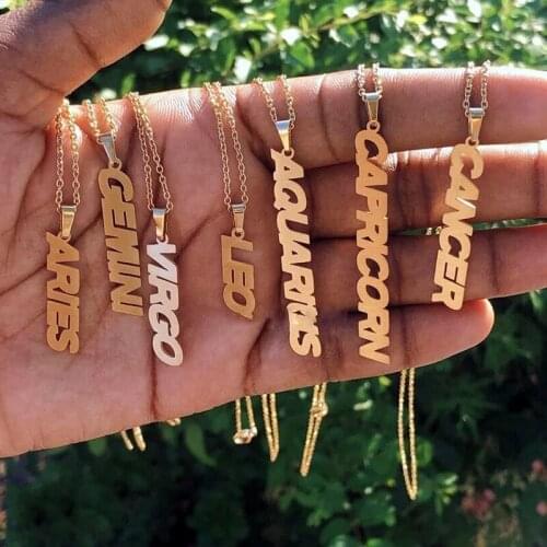 GATTVICT Women's Pendants Zodiac Signs