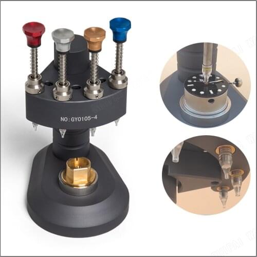 Watch repair tool 4-pin needle mounting machine high accuracy hour minute second hand installation