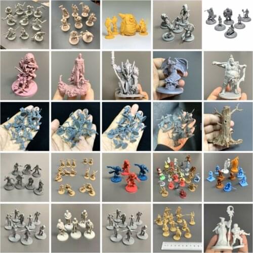 Lot Investigator Heroes Warriors Zombicide Blood Rage Nemesis Lords of Hellas Joan Of Arc Board Game Model Kickstarter TRPG