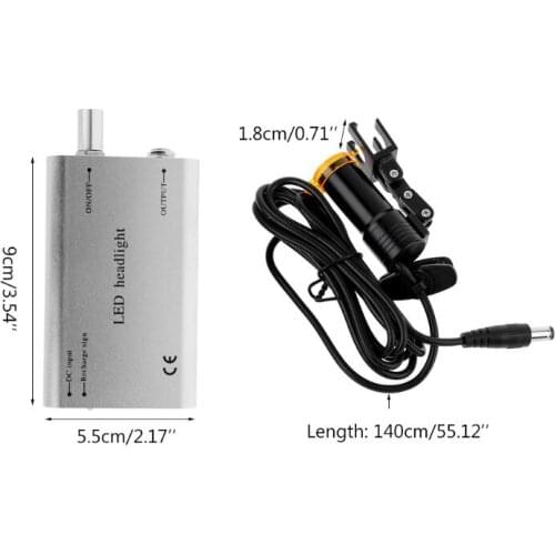 5W Headlight with Filter for Dental Loupe Magnifer Head Lamp