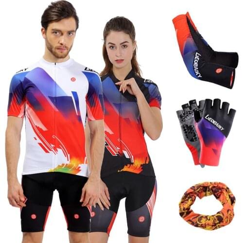 Pro Team Mtb Cycling Jersey Set Men Summer Bicycle Clothing Women Short Sleeve Road Bike Clothes Woman Cycle Racing Wear Suits