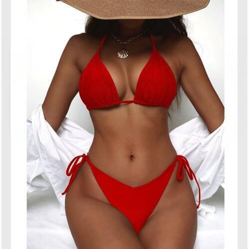 Spraying Red Swimwear