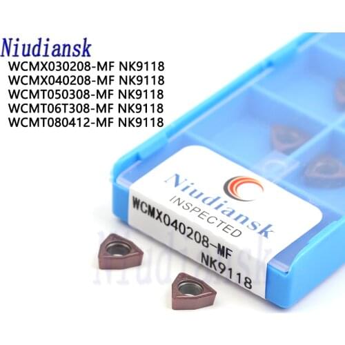 WCMX030208 WCMX040208 WCMT050308 WCMT06T308 WCMT080412 MF NK9118 Carbide turning tool CNC Lathe U-drill type violent tools