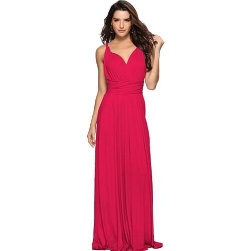 Summer Dress Women 2021 Solid Color Sleeveless Halter Strap Sexy Party Dress Casual Loose Elegant Maxi Dress New Vestidos