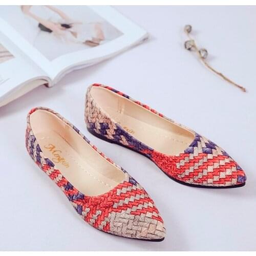 2020 Women Shoes Loafers Women Flats Moccasins Shoes Woman Leather Shoes Flats Slip on Womens Flat Shoes Zapatos Mujer U19-61