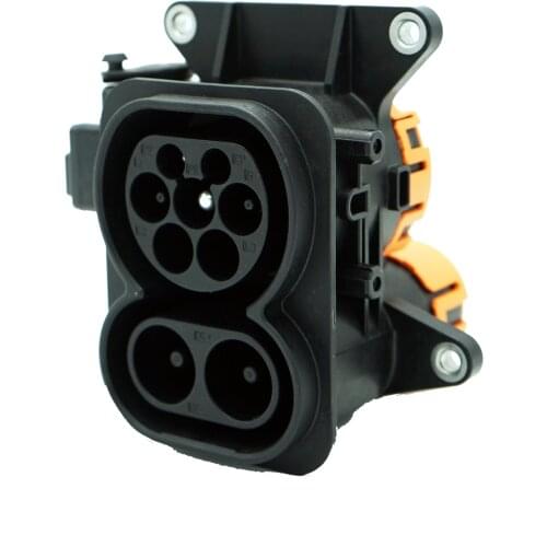 Eu Plug Ev Dc Charger Socket Protection Dc Type 2 Ccs Adapter Ccs Fast Charger