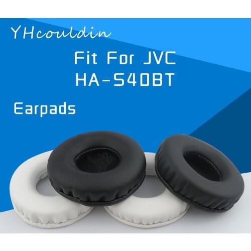 YHcouldin Earpads For JVC HA S40BT HA-S40BT Headphone Accessaries Replacement Wrinkled Leather