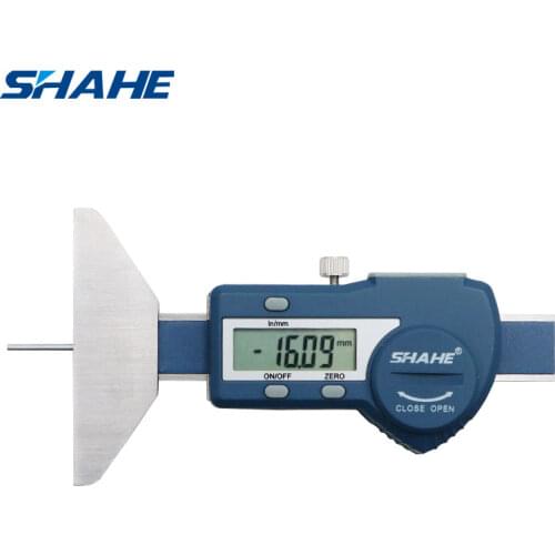 Shahe New Depth Gauge Digital Car Tyre Tire Tread Depth Gauge Meter Measurer Tool Stainless Steel Caliper Range 0-25mm/0-50mm