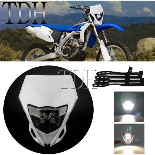 Dirt Bike Dual Sport LED Head Light Enduro Motocross Headlight Fairing For YAMAHA WR TTR TT YZ YZF FX XT WR250 WR450 YZ125 YZ250
