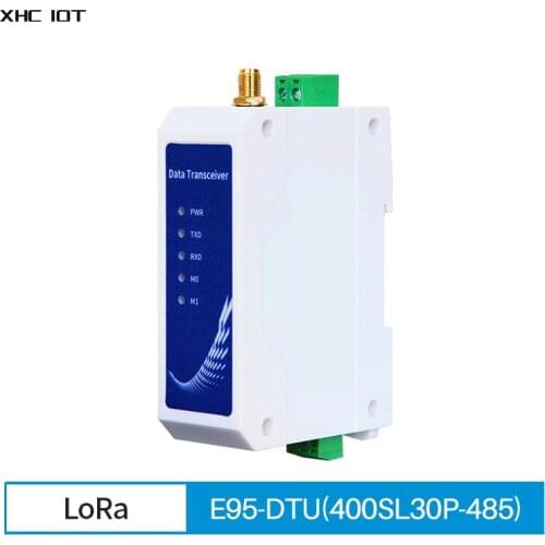 LoRa SX1262 Modbus Modem 433Mhz 470Mhz 30dBm 10km RS485 E95-DTU(400SL30P-485) XHC Anti-Interference Wireless Radio Station
