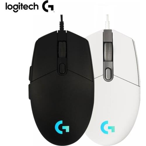 Logitech G102 LIGHTSYNC 2nd Gen RGB Wired Gaming Mouse 8000DPI gaming-grade Sensor 6-button layout programmable