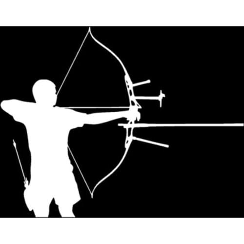 15.2CM*12CM MODERN ARCHER ARROW VINYL DECAL CAR STICKER Laptop Suitcase Helmet Skateboard Sticker