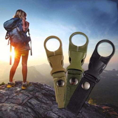 Hanging Bottle Buckle Clip Portable Water Bottle Ring Holder Camping Hanging Buckle For Water Bottle Ring Holder