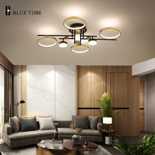 Nordic Golden Lamps Modern Led Chandelier For Living Room Bedroom Home Indoor Decor Hanging Lighting Ceiling Luminaire Lights