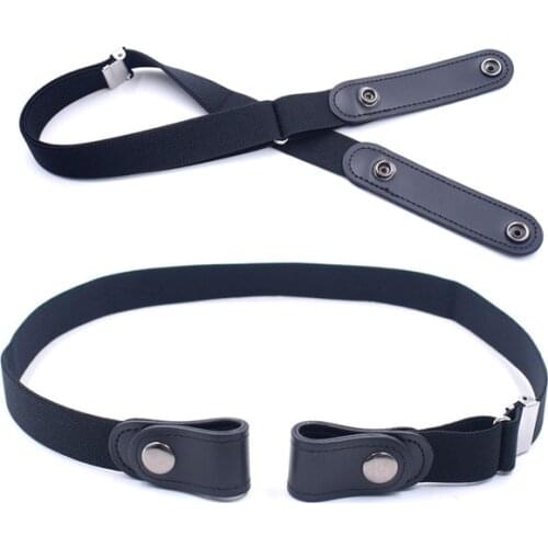 Buckle-Free Waist Belt for Jeans Pants,No Buckle Stretch Elastic Waist Belt for Women Men,No Hassle Belt Womans Belt