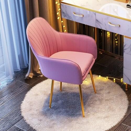 Children Furniture Luxury Nordic Stools Light Home Minimalist Web Celebrity Armchair Sofa Chair Bedroom Make-up Stool