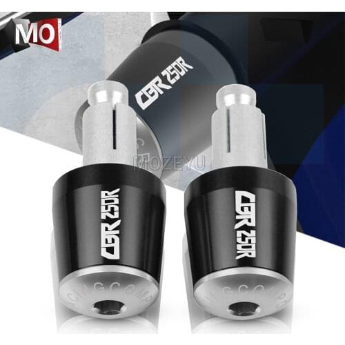 7/8" 22mm Motorcycle Handlebar Grips End Handle Bar Cap End Plug For HONDA CBR250R CBR 250R CBR 250 R 2011-2018 2017 2016 2015