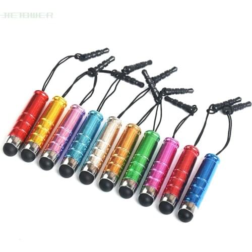 5000pcs/lot Colorful Mini Touch Screen Stylus Capacitive Pen for IPad IPhone Samsung Galaxy Tablet PC Smartphone
