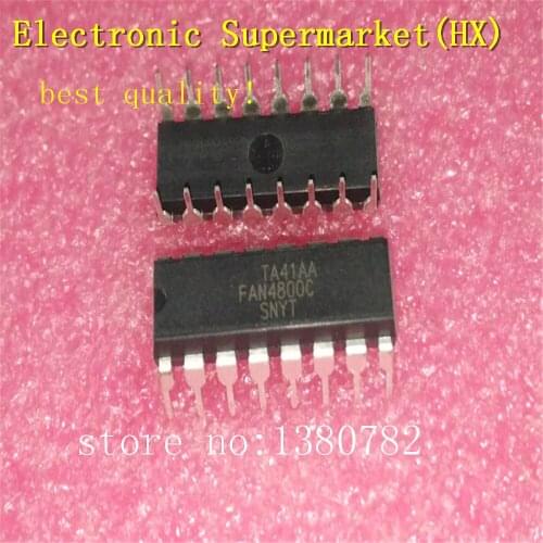 Free shipping 50pcs/lots FAN4800C FAN4800 FAN4800A DIP-16 IC In stock