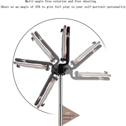 Bluetooth Selfie Phone Holder Remote Control High-end Tripod Mobile Phone Universal Live Camera A Portable Retractable