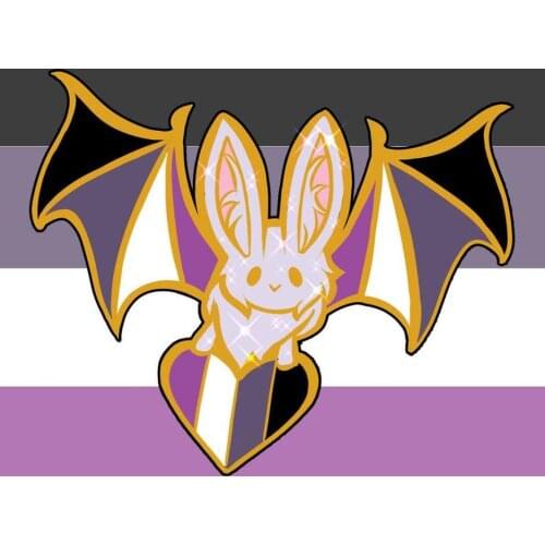 LGB(a)T Enamel Pin Lapel Pin Badge Pins- Asexual/demisexual Edition