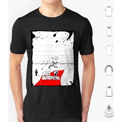 Fear And Loathing In Vegas T Shirt Print Cotton Parody Hunter S Thompson Fear And Loathing In Las Vegas Ralph Steadman