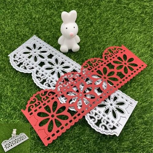 Lace Widen Lace Clothes Decoration Hand Embossed DIY Album Scrapbook Greeting Card Decoration Metal Cutting Mould