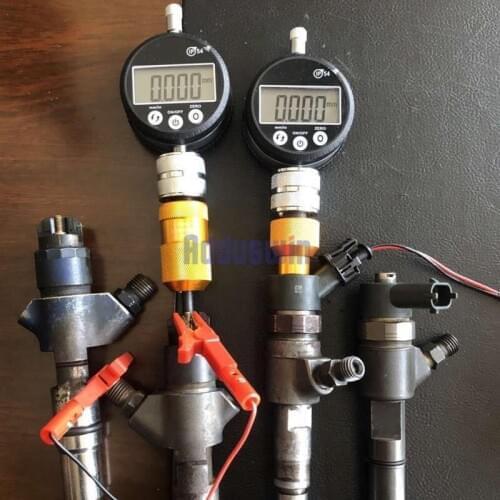 Common rail injector nozzle armature lift travel tester gauge tool for BO-SCH 110 120