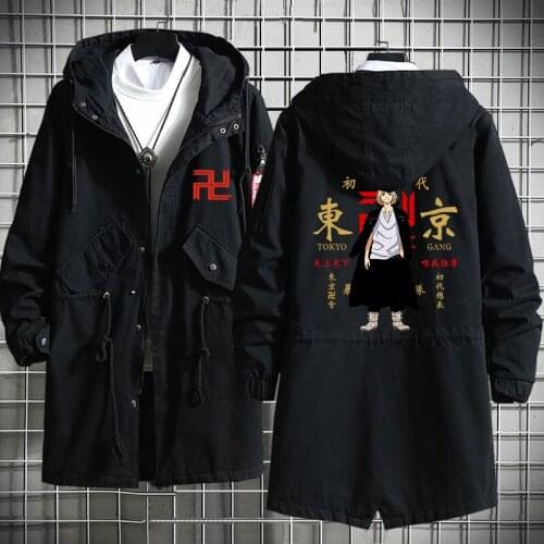 Anime Tokyo Revengers Kokounoi Hajime Cosplay Costume Trench Coat Overcoat Tokyo Manji Gang Outfits Men Autumn Winter Clothes
