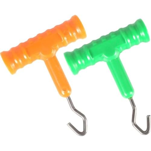 MAGBLUE 1Pcs Carp hook puller ABS Grip+Stainless Steel Knot Puller Tool Grip Hook Carp Hook Line Fishing Tackle Accessories