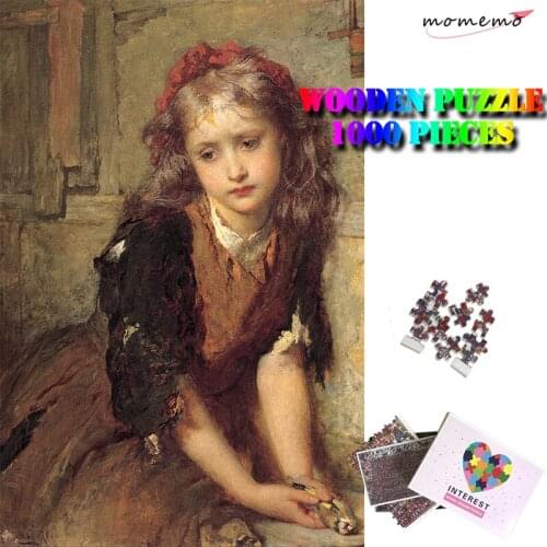 MOMEMO The Dead Goldfinch Jigsaw Puzzle Wooden World Famous Painting 1000 Pieces Puzzle Adults Kids Education Puzzle Toys Gifts