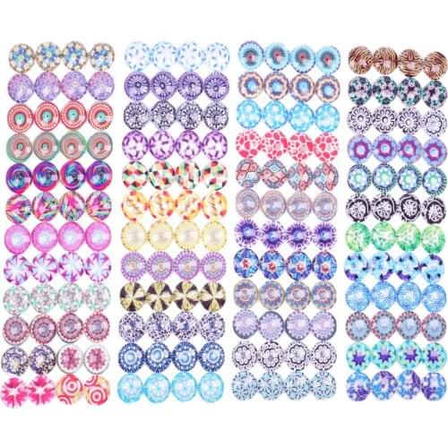 A number of flower series glass tiles diy time gem bottom earrings block accessories material combination kit