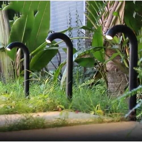 Outdoor Garden Water Faucet Lamp Villa Pathway Landscape Bollard Lawn Lamp COB LED Spotlight Courtyard Aluminum Pillar Lamp