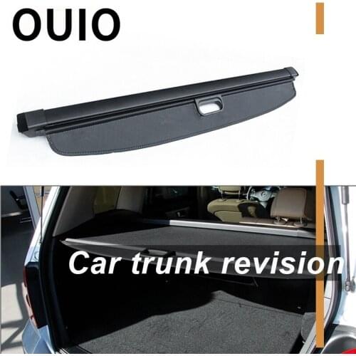 OUIO 1Set Car Rear Trunk Cargo Cover For Mercedes Benz GLK 300 Car-styling Black Security Shield Shade Retractable accessories