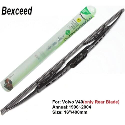 For Volvo V40 Rear Wiper Blade (Only Blade)Rubber Bexceed of Car Winshield Rear Wiper Blade 1 Pc -16"/400mm