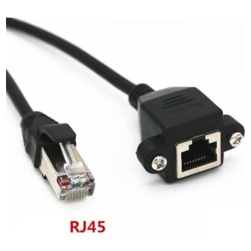 RJ45 Male to Female Extension Cord With the Ear Cable Adapter